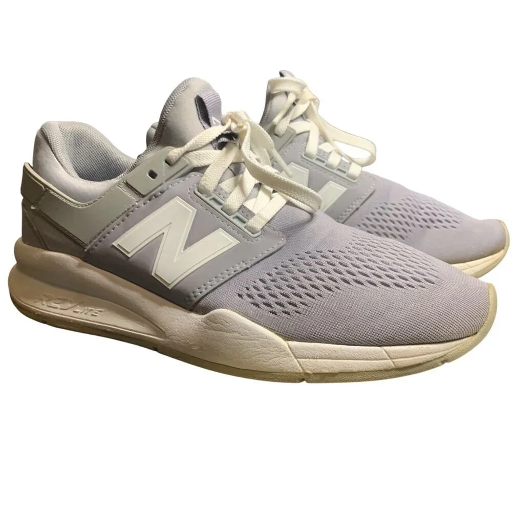 New Balance‎ Womens Gray & White Sneakers Size 8 With REVlite Cushioning